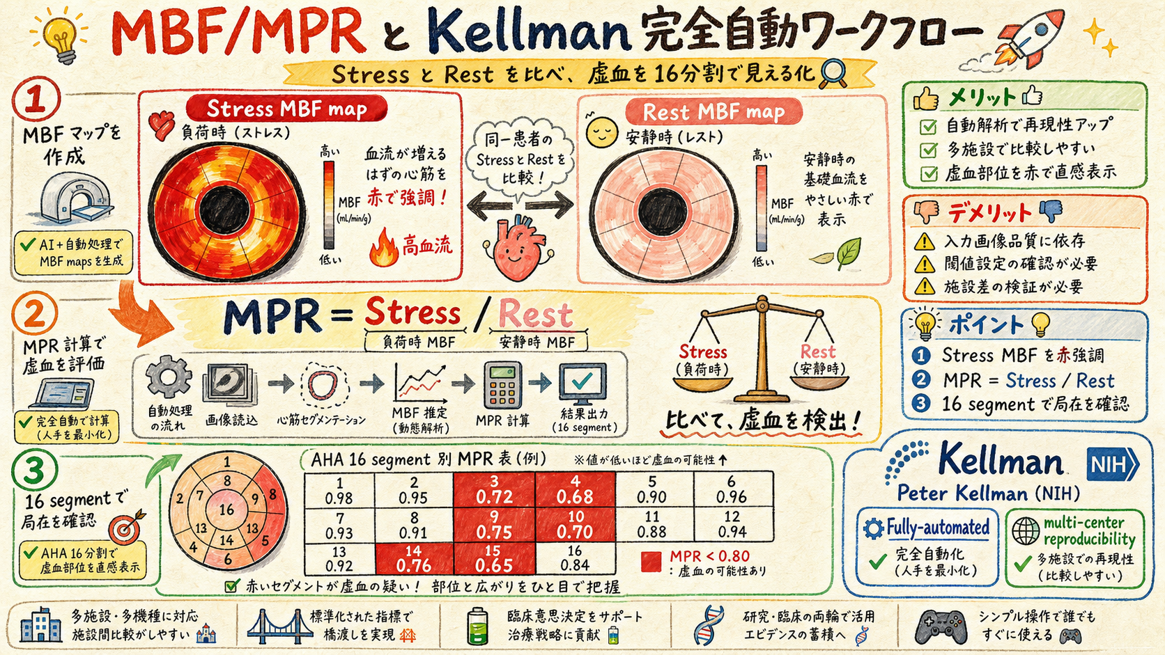 MBF MPR Kellman workflow